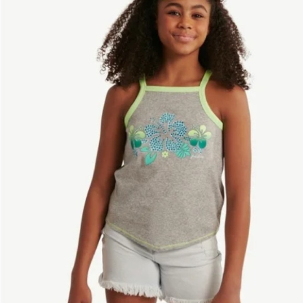 Justice Girls Sleeveless Bandana Tank